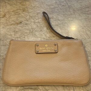 Kate Spade Light Tan Wristlet